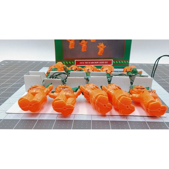 House of Lloyd Jack the Scarecrow Blow Mold String Light Set 10 In A Box - Picture 4 of 10